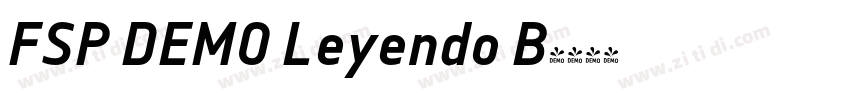 FSP DEMO Leyendo B字体转换 FSP DEMO Leyendo B字体转换